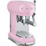 Smeg ECF01PKEU Macchina da caffè | Superficie piana | Macchina per espresso, 1 L, Caffè macinato