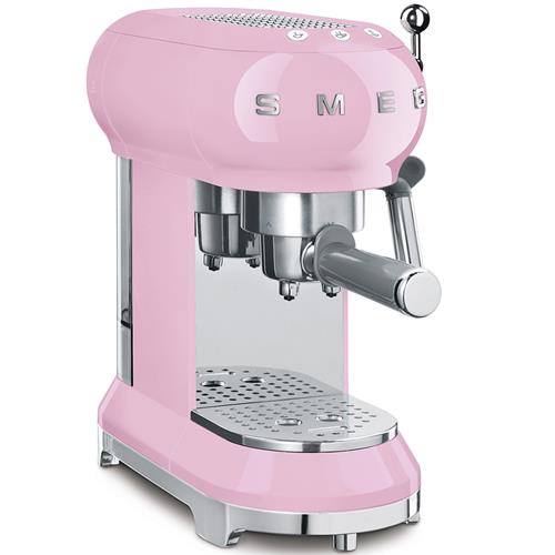 Smeg ECF01PKEU Macchina da caffè | Superficie piana | Macchina per espresso, 1 L, Caffè macinato