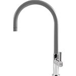 Elleci Mix Volta Grigio Cemento 48 - 6AMGKVTA48 Miscelatore Lavello | Finitura cromata, Monocomando, Bocca girevole