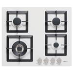 Elleci Plano 60 4F Bianco 68 - 6APGSP60168WS Piano cottura Incasso | Classe - | 4 fuochi gas, Griglie smaltate, Accensione elettronica