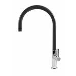 Elleci Mix Volta Nero 40 - 6AMGKVTA40 Miscelatore Lavello | Finitura cromata, Monocomando, Bocca girevole