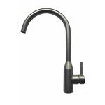 Elleci Mix Adige Inox - 6AMIKADIIN Miscelatore Lavello | Finitura Titanium, Beccuccio orientabile, Cartuccia ceramica