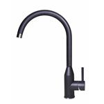 Elleci Mix Adige Nero 40  - 6AMGKADI40 Miscelatore Lavello | Finitura acciaio, Beccuccio girevole, Cartuccia ceramica