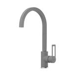 Elleci Mix Bridge Grigio Cemento 48 - 6AMGKBRI48 Miscelatore Lavello | Finitura acciaio, Beccuccio girevole, Cartuccia ceramica