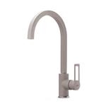 Elleci Mix Bridge Tortora 43 - 6AMGKBRI43 Miscelatore Lavello | Finitura acciaio, Beccuccio girevole, Cartuccia ceramica