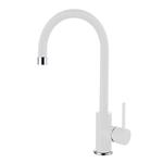 Elleci Mix Cloud Bianco 68 - 6AMGKCLO68 Miscelatore Lavello | Classe - | Finitura bianco, canna girevole, cartuccia ceramica