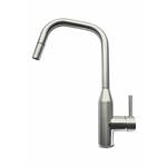 Elleci Mix Dora Plus Inox - 6AMIKDRPIN Miscelatore Lavello | Finitura inox, Beccuccio girevole, Cartuccia ceramica