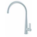 Elleci Mix Athena Bianco 68 - 6AMGKATH68 Miscelatore Lavello | Finitura acciaio, Beccuccio girevole, Cartuccia ceramica