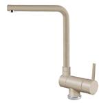 Elleci Mix Danubio Avena 51 - 6AMGKDAN51 Miscelatore Lavello | Finitura acciaio, Beccuccio girevole, Cartuccia ceramica