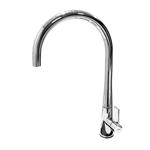 Elleci Mix Athena Cromato - 6AMIKATHCR Miscelatore Lavello | Finitura Titanium, Beccuccio orientabile, Cartuccia ceramica