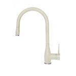 Elleci Mix Neva Bianco Antico 62 - 6AMGKNEV62 Miscelatore Lavello | Finitura acciaio, Beccuccio girevole, Cartuccia ceramica