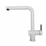 Elleci Mix Stream Bianco 68 - 6AMGKSTR68 Miscelatore Lavello | Finitura acciaio, Beccuccio girevole, Cartuccia ceramica