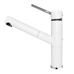 Elleci Mix Reno White 96 - 6AMKKREN96 Miscelatore Lavello | Finitura cromo, Beccuccio girevole, Cartuccia ceramica