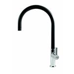 Elleci Mix Volta Black 86 - 6AMKKVTA86 Miscelatore Lavello | Finitura cromata, Monocomando, Bocca girevole
