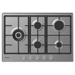 Candy CHG7WLWPX Piano cottura a gas Incasso | Classe - | 5 fuochi gas, Griglie smaltate, Accensione elettronica