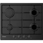 Candy CHW6BRBB Piano cottura a gas Incasso | Classe A | 4 fuochi gas, Griglie smaltate, Sicurezza gas