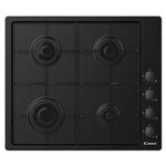 Candy CHW6LBB Piano cottura a gas Incasso | Classe - | 4 fuochi gas, Accensione elettronica, Griglie smaltate