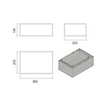 Accessorio cappe Falmec UNITA FILTRO CARBON-ZEO (x Cappe Inclinate) INOX - KACL.941