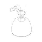 elica KIT STAFFA PARETE NERA - KIT0146155 Accessorio cappa Accessorio | Classe - | Staffa parete, Finitura nera, Compatibile Elica