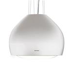 Falmec Sophie Is.54 Bianco 220-240V - 50-60Hz T60 C/Filtro Cappa Isola | Classe A | Design cilindrico, illuminazione LED, portata 600 m³/h