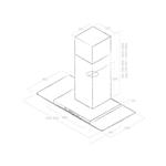 elica FLAT PLUS IX/A/90 - PRF0097368 Cappa Parete