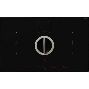 elica NIKOLATESLA SWITCH BL/F/83 - PRF0146210A Piano cottura a induzione con cappa aspirante integrata Incasso | Classe A | Aspirazione automatica, vetro nero, comandi touch slider
