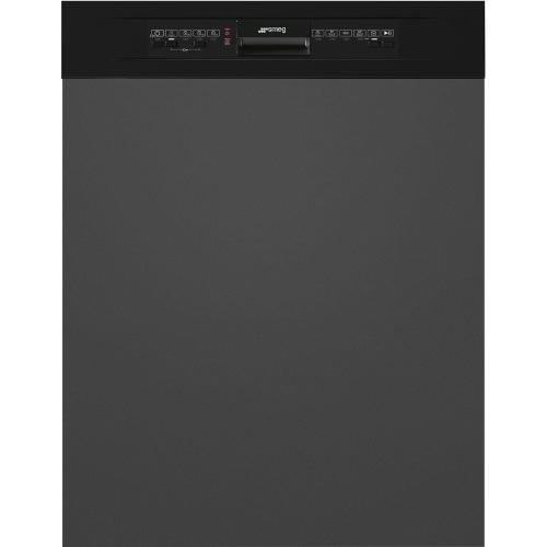 Smeg PL65222NIN Lavastoviglie | A scomparsa parziale | Classe energetica E | A scomparsa parziale, Dimensione massima (60 cm), Nero