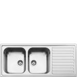 Smeg LLR116-2 Lavello | Incasso | Acciaio inox, vasca singola, installazione sottotop
