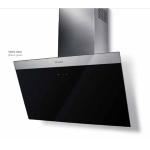 Faber DAISY + BK A80 - 330.0612.374 Cappa Parete | Classe A | Pannello inclinato in vetro nero, illuminazione LED, installazione rapida