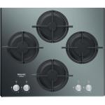 Hotpoint HAGD 61S/MR Piano cottura a gas Incasso | Classe - | 4 fuochi gas, Griglie smaltate, Accensione elettronica