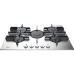 Hotpoint FTGHL 751 D/IX/HA Piano cottura Incasso | Classe N/A | 5 fuochi gas, accensione elettronica, griglie smaltate