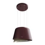 Faber BELLE PLUS BURGUNDY/GOLD - 345.0615.653 Cappa Sospesa | Classe A | Design vintage con finiture oro, aspirazione perimetrale, illuminazione LED regolabile