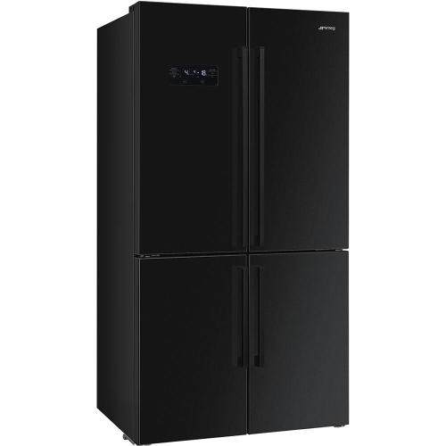 Smeg FQ60NDF Frigocongelatore | Libera installazione | Classe energetica F | Libera installazione, Porta francese, Nero
