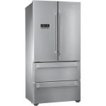 Smeg FQ55FXDF Frigocongelatore | Libera installazione | Classe energetica A+ | Libera installazione, Porta francese, Acciaio inox