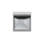 Foster Vasca Milano 462X400 Ft - 1011050 Lavello Incasso | Acciaio inox AISI 304 satinato, Dimensioni 518 x 400