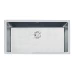 Foster Vasca S4001 R12 80 Inox S/Top - 3358850 Lavello Sovrapposto | Acciaio inox AISI 304 satinato, Dimensioni 750 x 440