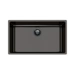Foster Vasca Ke 71X40 Ft Gunmetal - 2157056 Lavello Incasso | Acciaio inox AISI 304 Gun Metal, Dimensioni 750 x 440