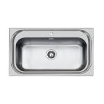 Foster Monovasca S1000 Tpr 73X35 Luc.Br - 1180150 Lavello | Acciaio inox AISI 304 satinato, Dimensioni 865 x 505