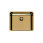 Foster Vasca Ke 50 Vintage Gold S/T - 2155889 Lavello Sottotop | Acciaio inox AISI 304 Gold, Dimensioni 540 x 440