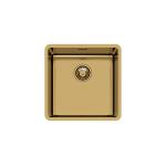 Foster Vasca Ke 40X40 S/Top Gold - 2156859 Lavello Incasso | Acciaio inox AISI 304 satinato, Dimensioni 490 x 440