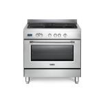 De'Longhi PRO96MXINED Cucina Libera installazione | Classe A | inox, induzione 4 zone, multif. 9 funz., 3D, progr.elettr, vano scaldavivande