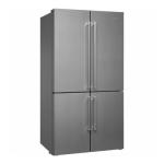 Smeg FQ60XF Frigocongelatore | Libera installazione | Classe energetica F | Libera installazione, Porta francese, Acciaio inox