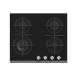Candy CVG6BF4WEB Piano cottura a gas Incasso | 4 fuochi gas, Accensione elettronica, Griglie smaltate