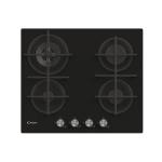Candy CVG6BR4WPB Piano cottura a gas Incasso | Classe - | 4 fuochi gas, Accensione elettronica, Griglie smaltate