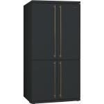 Smeg FQ60CAO5 Frigocongelatore | Libera installazione | Classe energetica F | Libera installazione, Porta francese, Antracite