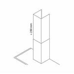 elica KIT CAM.+230 IX SPOT KIT00780 - KIT00780 Accessorio cappa Accessorio | Classe - | Kit cam.+230, compatibilità elica Spot, ricambio originale