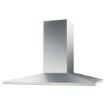 Foster Amélie 90 - 2447090 Cappa Parete | Classe A | Comandi elettronici soft touch, 3 velocità di esercizio, Funzionamento filtrante opzionale, Camino telescopico