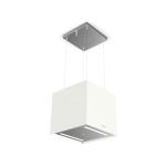Faber SOFT CUBE BIANCO KOS - 345.0607.586 Cappa Sospesa | Classe A | Finitura bianca opaca, design cubico, LED