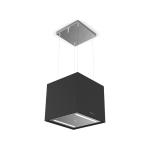 Faber SOFT CUBE NERO INGO - 345.0607.590 Cappa Sospesa | Classe A | Finitura nera, LED, comandi touch, portata max 700 m³/h