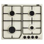De'Longhi FFS46ASV Piano cottura Incasso | Classe 60 | avena, 4 gas, griglie piattina larga mat